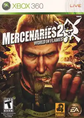 Mercenaries 2 World In Flames (USA) box cover front